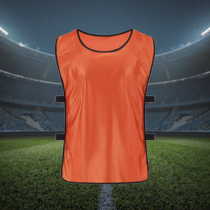 Unisex Lightweight Summer Polyester Numbered Soccer <b>Training</b> <b>Bibs</b> OEM Service Adults Football Jersey Club Vest - Product Image 5