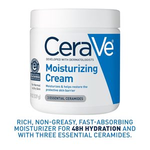 Crème hydratante CeraVe, hydratant pour le corps et le visage pour peaux sèches 19 oz / 539 g - Product Image 3