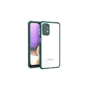 Coque de protection en silicone liquide premium JoieCreatif série Kaff pour Samsung Galaxy A32 4G Vert foncé Modèle S23 Plus - Product Image 1