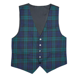 Prix de gros Hommes Tartan Gilet Fashion Style Sans Manches Coton Fait Respirant Confortable Highland Wear avec Col en V - Product Image 1