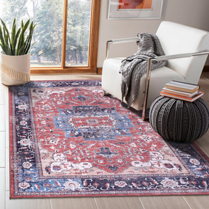 Netline Home Tribal Multicolor Medallion Washable Living Room <b>Rug</b> Machine Made Rectangle Hallway Carpet - Product Image 5