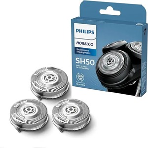 Têtes de rasage SH50/52 authentiques pour les rasoirs Philips Norelco Series 5000 6000 Source d'alimentation électrique compatible pour l'hôtel Anglais - Product Image 6