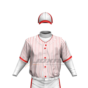 Conjunto de uniforme de béisbol con impresión por sublimación de Jersey y pantalones con nombre del equipo de tela ligera ideal para jóvenes a la venta - Product Image 6