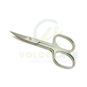 Tijeras de manicura Premium 2025, tijeras curvas para uñas para cutículas, cejas, pestañas, bigote y barba - Product Image 1