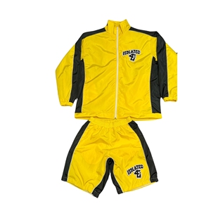 Ropa deportiva de estilo urbano ligero para hombre, conjunto corto cortavientos, chaqueta bordada, pantalones cortos para verano, ropa de calle, atuendo Atlético - Product Image 4