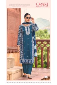 Haute qualité Premium exclusif Chanderi impression numérique Premium soie femmes indien pakistanais concepteur Kurti vêtements de fête de mariage - Product Image 4