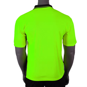 เสื้อโปโลแขนสั้นกันรอยยับสำหรับทั้งชายและหญิงเสื้อโปโลสะท้อนแสงเพื่อความปลอดภัยสามารถมองเห็นได้ชัดเจนตามต้องการ - Product Image 5