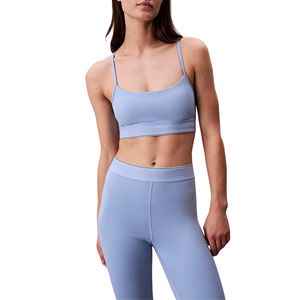 Soutien-gorge de sport pour femmes grande taille, bretelles fines réglables, col en U, sans armatures, haut de yoga, sensation de peau nue, doux, sous-vêtements de sommeil, quotidien - Product Image 2