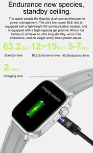 2024 QC GT33 A7 4G พร้อมช่องใส่ซิมการ์ดโทร1.96 "หน้าจอ HD 400mAh สแควร์สมาร์ทวอทช์บางเฉียบ - Product Image 6