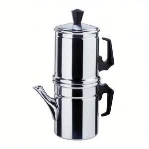 Cafetera NAPOLETANA Moka de 3 Tazas, de Aluminio con Acabado Cromado Pulido, Modelo 0004003 - Product Image 2