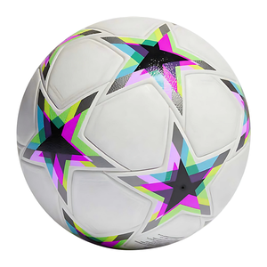 Ballon de football de sport de plein air unisexe le plus vendu, de haute qualité, léger, thermocollé, avec un nouveau design en cuir PU cousu à la machine - Product Image 4