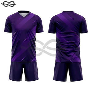Maillot rayé de football en gros de haute qualité costumes pour hommes nom de l'équipe de football par sublimation imprimer votre conception - Product Image 6