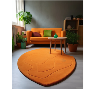 Tapis moderne de qualité supérieure en laine de Nouvelle-Zélande, tufté à la main, motif géométrique abstrait, à poils hauts, antidérapant, imperméable, épaisseur personnalisée - Product Image 1