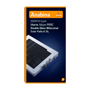 แผงโซลาร์เซลล์ Znshine 550W N-Type Mono PERC แบบกระจกสองชั้น Bifacial บรรจุ 36 แผงต่อพาเลท - Product Image 2