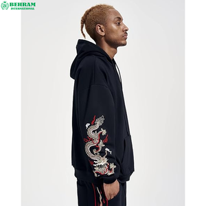 Nouveau design – Sweats à capuche unisexes 2026 – Nouvelle arrivée – Prix bas – Sweat-shirt oversize d'hiver 100 % coton molletonné/éponge française - Product Image 4