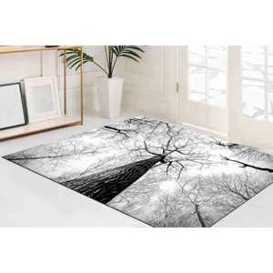 Alfombra Estampada con Diseño de Ramas de Árbol - Linda y Suave para Decoración del Hogar, con Pelo Suave - Product Image 4