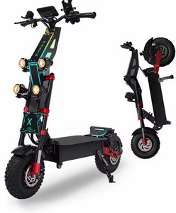 Scooter Eléctrico de 8000W con Doble Motor para Adultos, 56MPH de Alta Velocidad, 90 Millas de Autonomía, Llantas Todoterreno de 24 Pulgadas, Batería de Aluminio de 12V 70Ah, Plegable - Product Image 1