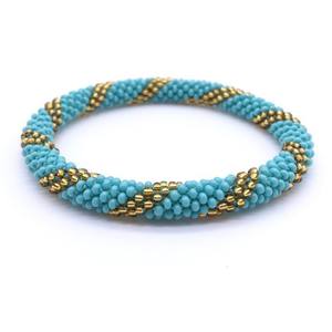 Golden hour <b>beaded</b> <b>bracelet</b> Snow drift <b>beaded</b> <b>bracelet</b> by MD Handicraft - Product Image 6