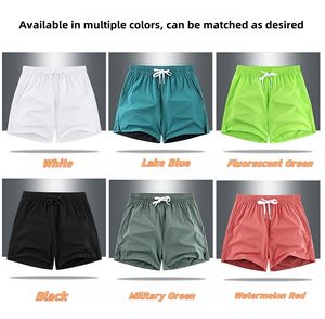 Pantalones cortos deportivos para hombre de secado rápido de alta calidad 2025, ajuste holgado sólido para correr, baloncesto, Fitness, uso informal, ventas directas de fábrica - Product Image 6