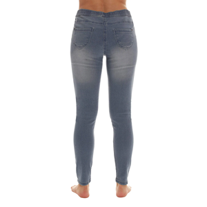 Pantalones Vaqueros Casuales Tejidos para Mujer, Más Vendidos, Cintura Media Elástica, Ajuste Ceñido, Transpirables, Ecológicos, Calidad Premium, Lavados a la Moda - Product Image 4
