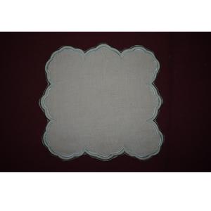 Set de table festonné en jute fait main de qualité supérieure, diamètre 38 cm, pour la cuisine et la décoration de table, disponible à un prix abordable - Product Image 3