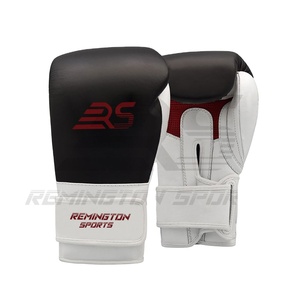 ถุงมือชกมวยหนังแท้ถุงมือชกมวยระบายอากาศได้ดี100% ออกแบบได้ตามต้องการ - Product Image 1