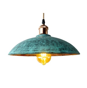 Demi-patine Demi-poli Cuivre Dôme Suspension Vintage Industriel Suspension Luminaire Plafonnier Taille Personnalisée Forme - Product Image 4