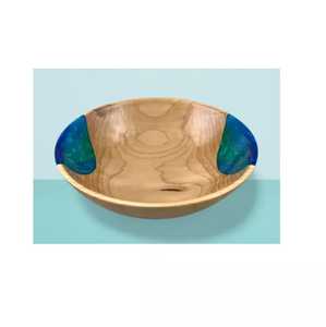 Bol en résine et bois de style royal chinois, nouveau bol à pâte ou à mélanger, fournitures de cuisine de luxe pour hôtels et restaurants, bol en bois - Product Image 4