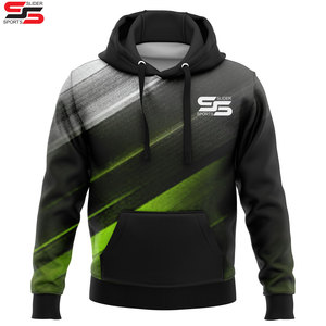 Sweats à capuche de gymnastique de haute qualité en polaire personnalisée Full Dye pour hommes vente en gros de sweats à capuche surdimensionnés imprimés en 3D par sublimation - Product Image 1