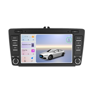 Lecteur audio multimédia pour voiture MEKEDE, FM, Car-play, <span class=keywords><strong>Android</strong></span> <span class=keywords><strong>Auto</strong></span>, WiFi, BT pour <span class=keywords><strong>Skoda</strong></span> <span class=keywords><strong>Octavia</strong></span> 2 A5 2004-2013, 8 pouces - Product Image 5