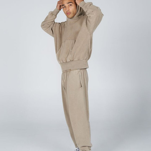 Oversized <b>Hoodie</b> Set Style <b>Hoodie</b> & Pants Streetwear Outfit Casual Loose Fit Mens Two-Piece Set Men's Activewear Tracksuit - Product Image 5