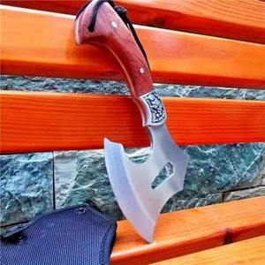 Hachas de Acero de Damasco de Diseño Popular y Alta Calidad, Uso Multiusos, Mango de Madera, Precio de Fábrica, Diferentes Colores, Industriales - Product Image 3