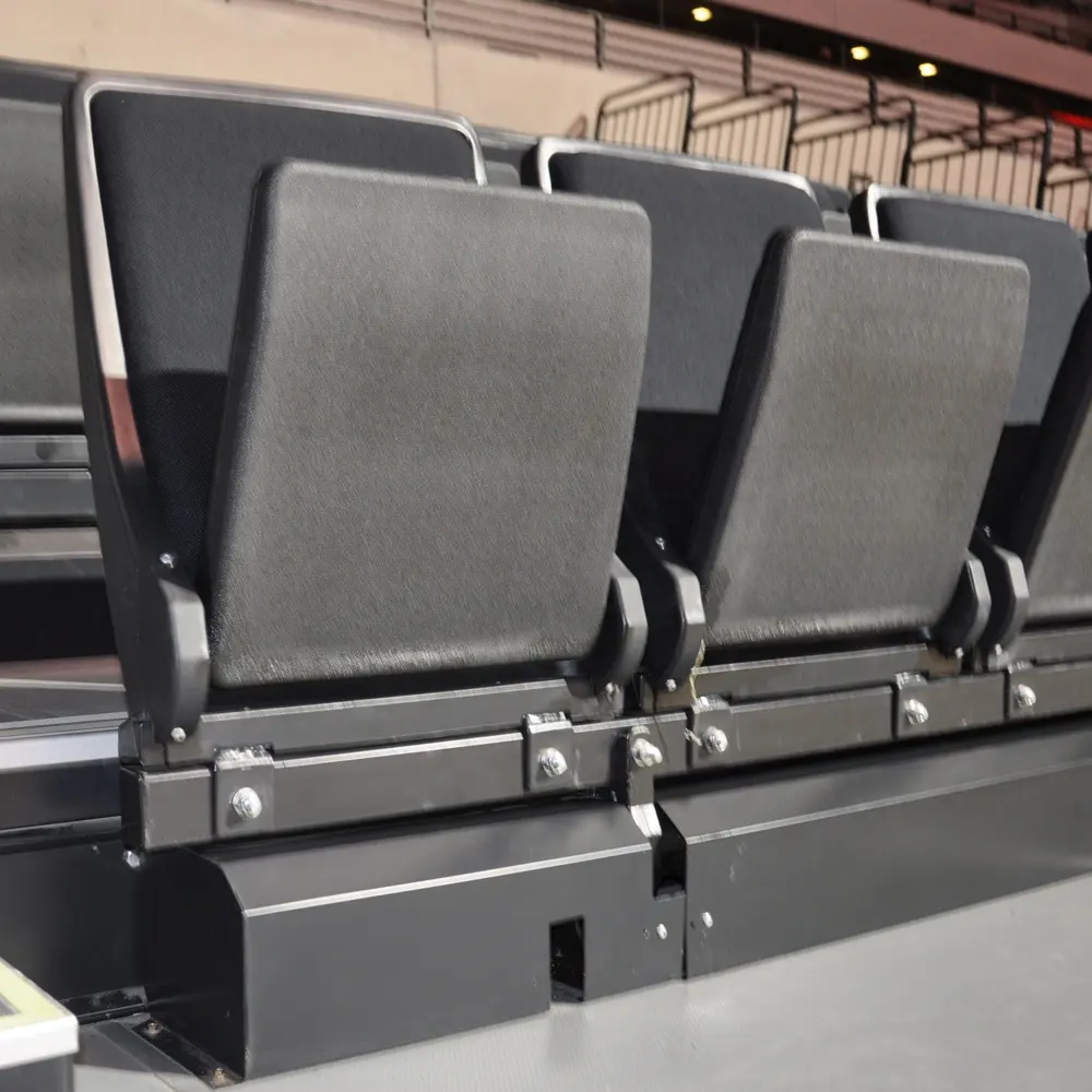 Подвижные сиденья трибуны для стадиона ручной или электрической телескопической трибуны, складные трибуны для помещений