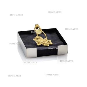 Servilletero de metal y latón de diseño admirable, forma cuadrada, servilletero de tamaño personalizado al mejor precio en la India - Product Image 3