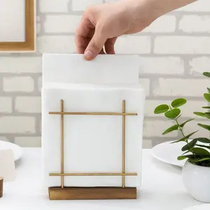 Porte-serviettes rectangulaire moderne en métal pour la maison et les cafés, porte-serviettes en métal par Zahid Exports pour la maison et l'usage - Product Image 2