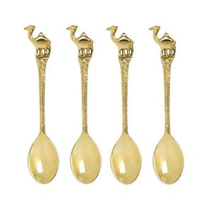 Meilleur cadeau de mariage Argenterie élégante Ensemble de 2 couverts en acier inoxydable avec poignées ornées royales de style américain - Product Image 3