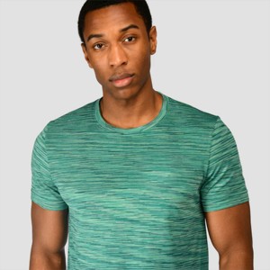 เสื้อยืดโพลีเอไมด์สำหรับผู้ชายเสื้อยืดคุณภาพสูงยืดและใส่สบายสำหรับฟิตเนสและชุดออกกำลังกาย - Product Image 5