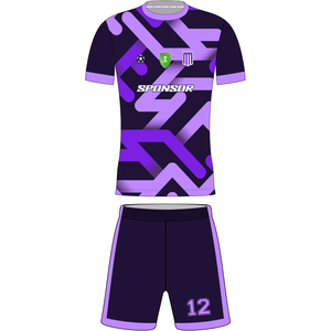 Ropa de fútbol Camiseta de fútbol Camisetas elásticas de secado rápido Camiseta de fútbol Impresión personalizada completa diseñada para jugadores de equipos de clubes - Product Image 4