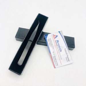 คีมหนีบขนตาปลอมสีดำแบบปรับแต่งโลโก้ได้ - Product Image 2