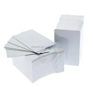 Carte pvc en plastique rfid T5577 125khz blanc imprimable étanche