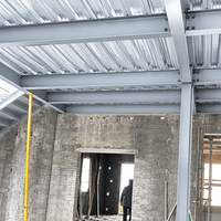 Plateforme de plancher en acier à nervures ouvertes de longueur personnalisée pour un déploiement rapide, pour entrepôts, mezzanines et ossatures en acier.