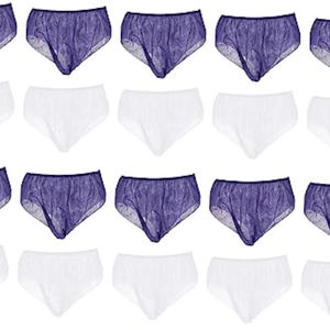 Women <b>Disposable</b> Shorts Nonwoven Underwear for Travel Camping Spa Individually Pack of 50 - Product Image 1