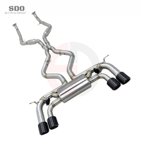 Système d'échappement Catback en acier inoxydable SDO pour BMW X5M X6M E70 E71 4.4TT V8 2009-2014, soupape électronique de performance