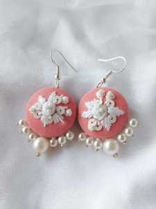 Cordones florales bordados a mano de color azul hechos a medida en patrones surtidos adecuados para tiendas de accesorios para el cabello para reventa - Product Image 4