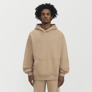 Sweat-shirt unisexe surdimensionné de qualité supérieure en polaire épais et confortable avec logo personnalisé - Product Image 1