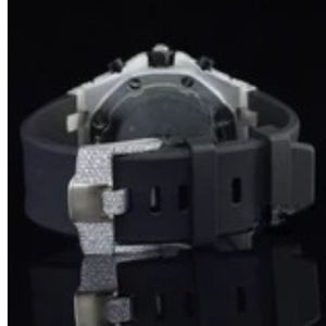 Reloj de Moissanite de lujo personalizado | VVS Iced Out Skeleton | Pasa el probador de diamantes al por mayor - Product Image 4