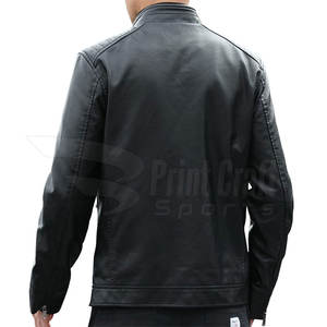 Veste en cuir pour homme imperméable Nouvelle arrivée Dernier design Prix ​​bas Veste en cuir d'hiver pour homme - Product Image 3