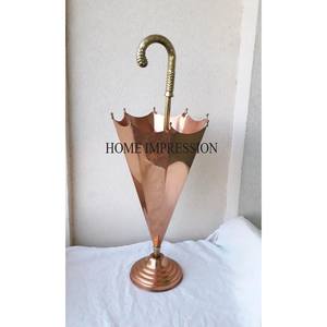 Silver Color Finishing Shiny Polished Premium Quality Metal Made <b>Umbrella</b> <b>Stand</b> Home And Hotel Decoration In Impressive Price - Product Image 6