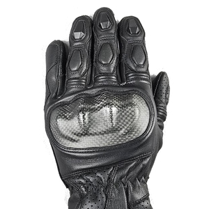 Gants de moto de course en cuir pleine fleur légers de qualité supérieure avec protections métalliques, longues manchettes, imperméables, pour motocross - Product Image 2