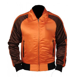 Veste universitaire en satin pour hommes la plus récente et personnalisée OEM 100% bombardier en satin coupe-vent d'hiver grande taille personnalisable vente en gros de sports - Product Image 6